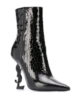 ysl heeled boots