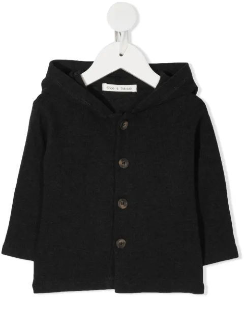 Zhoe & Tobiah chamarra con capucha y borlas