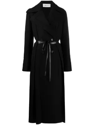 VALENTINO ヴァレンティノ チェスターコート 黒 4602625J0048 ブラック（黒）系 VALENTINO(ヴァレンティノ) チェスターコート