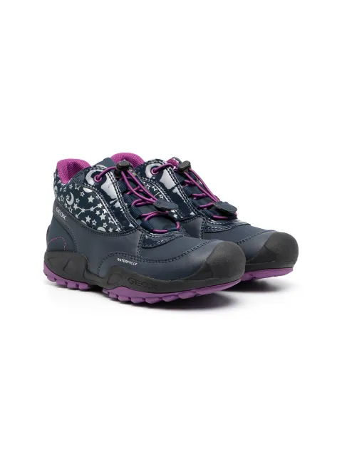 Geox Kids star-print ankle-length boots