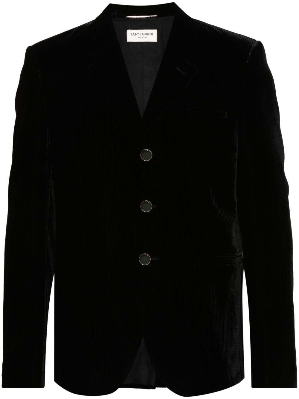 Saint Laurent velour blazer - Black