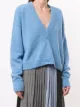 Tibi V-neck alpaca jumper