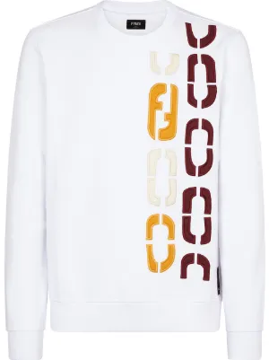 fendi print sweatshirt