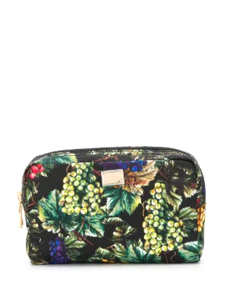 Dolce & Gabbana Grape Print Makeup Bag - Farfetch