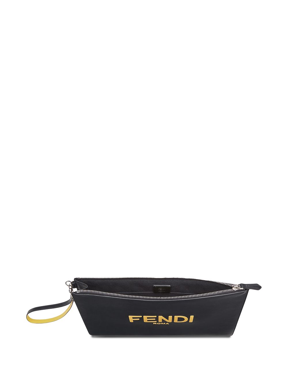 фото Fendi клатч с тисненым логотипом