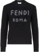 Image 1 of Fendi knitted logo wool jumper