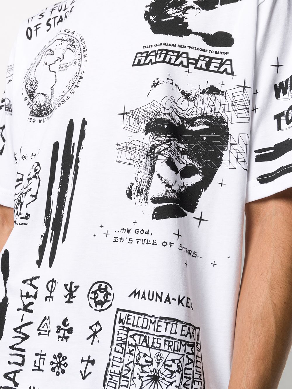 фото Mauna kea symbol print short sleeve t-shirt