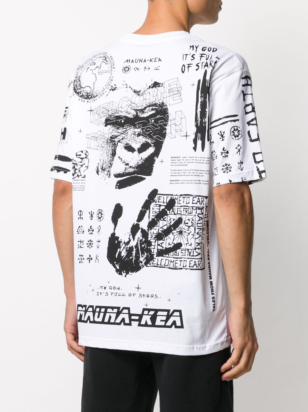 фото Mauna kea symbol print short sleeve t-shirt