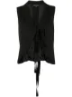 الصورة 1 من Ann Demeulemeester صديري قصير برباط أمامي