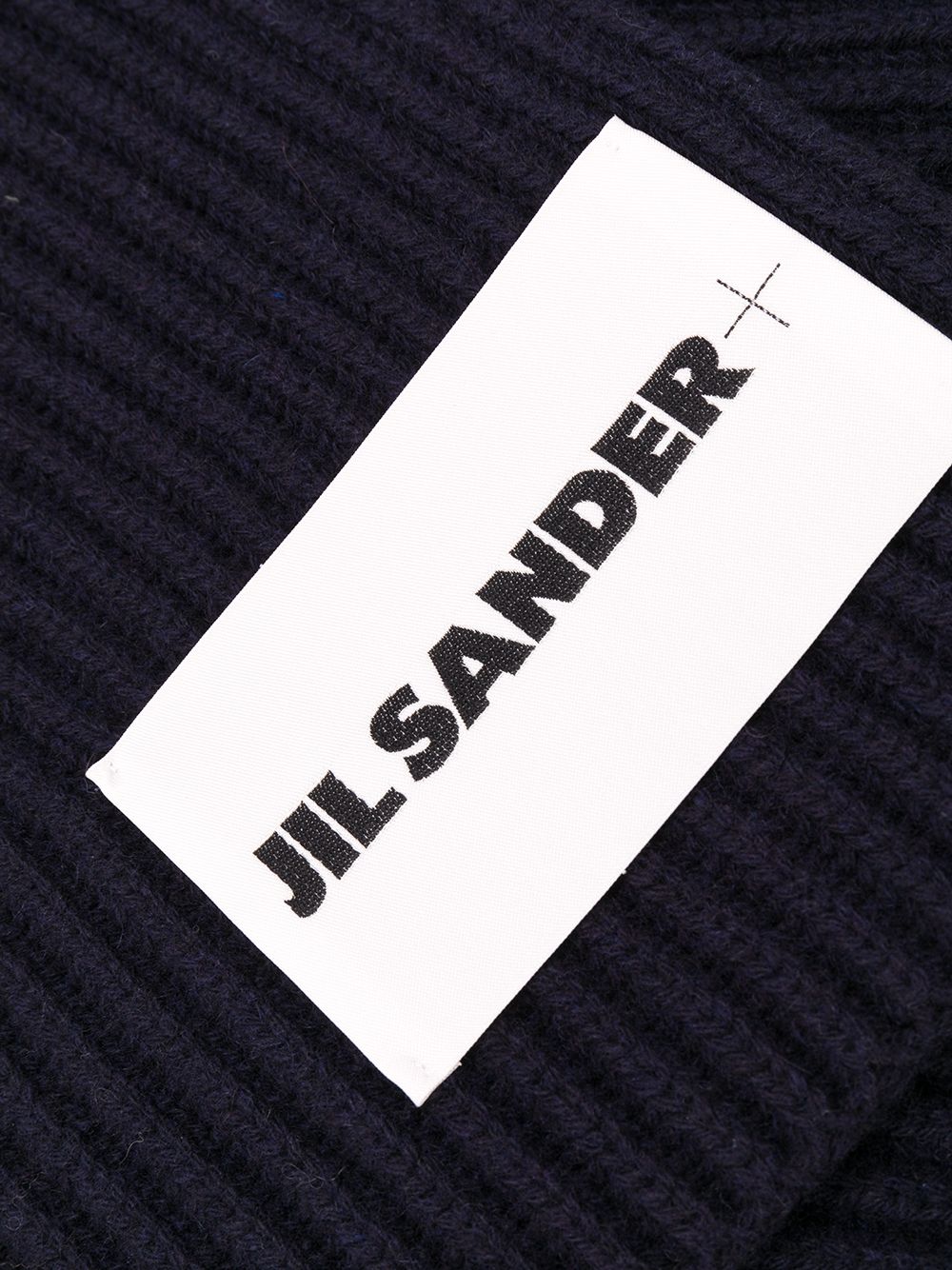 фото Jil sander кашемировый шарф в рубчик