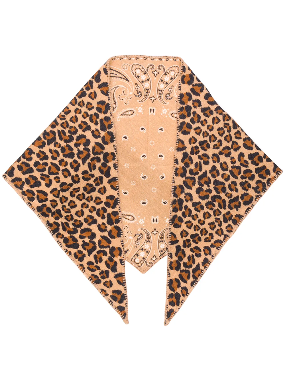 фото Alanui multi-print wool scarf