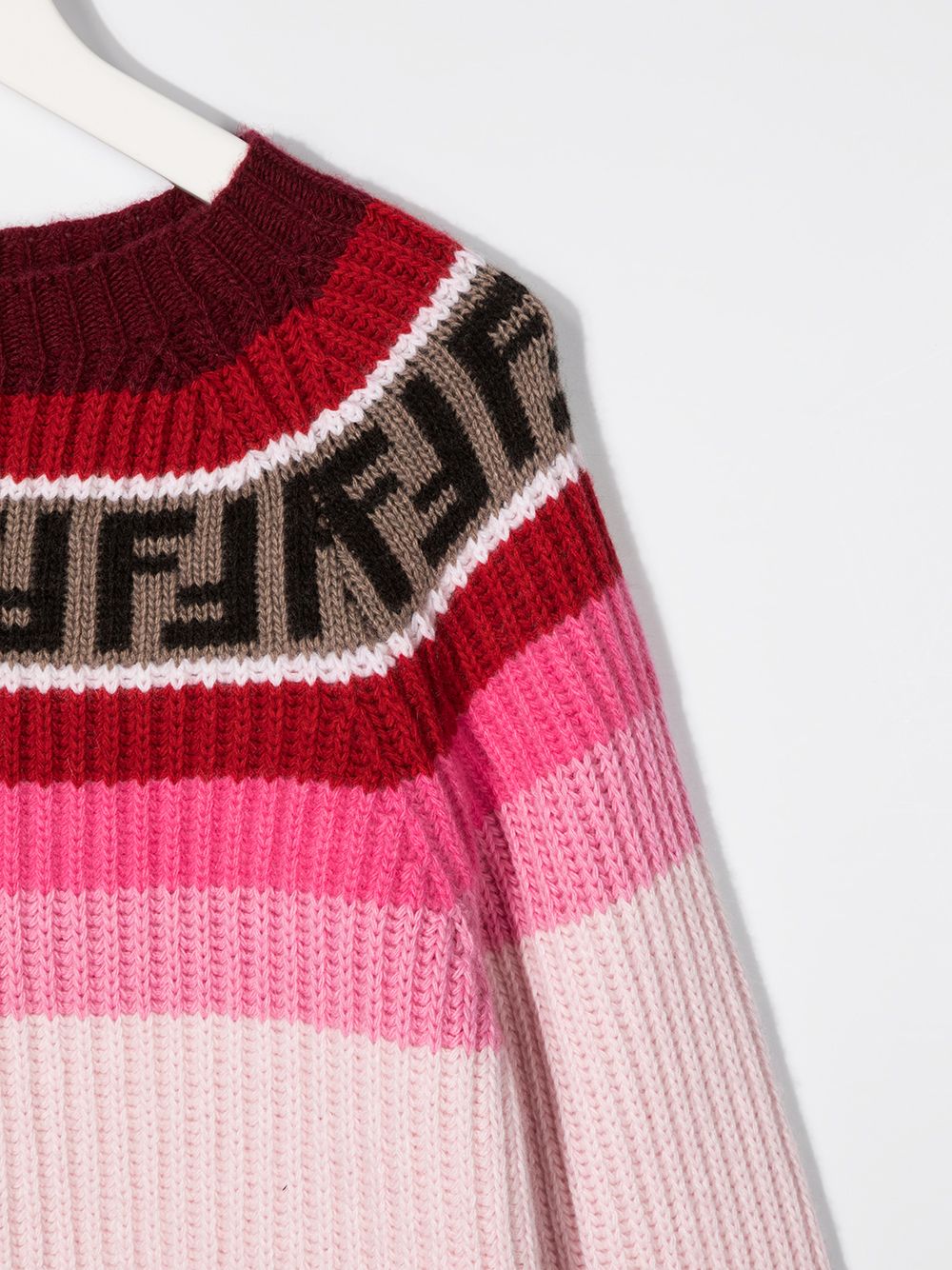 фото Fendi kids intarsia-knit jumper