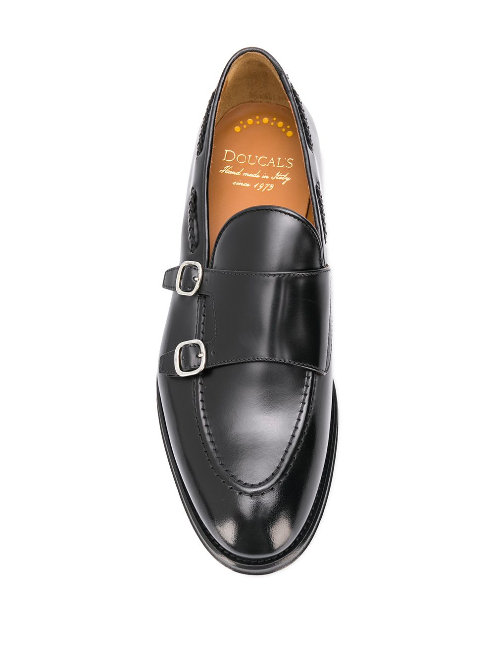 фото Doucal's monk strap leather shoes