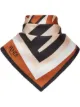 Image 1 of Fendi logo print silk scarf