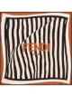 Image 2 of Fendi logo print silk scarf