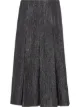 Image 1 of Fendi metallic pleated midi skirt