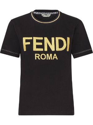 fendi black jersey t shirt