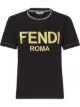 Image 1 of Fendi embroidered logo T-shirt