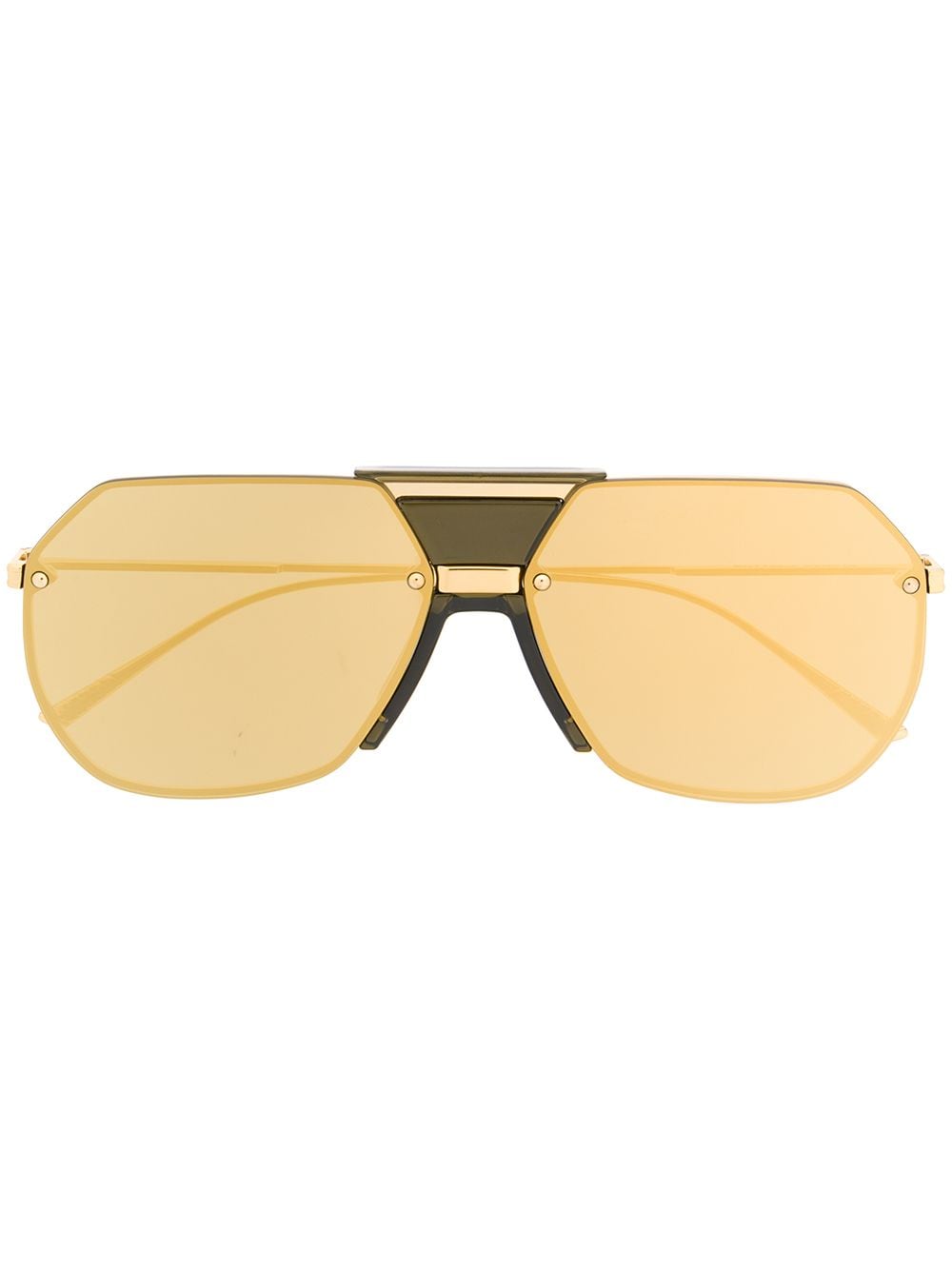 фото Bottega veneta eyewear aviator-frame sunglasses