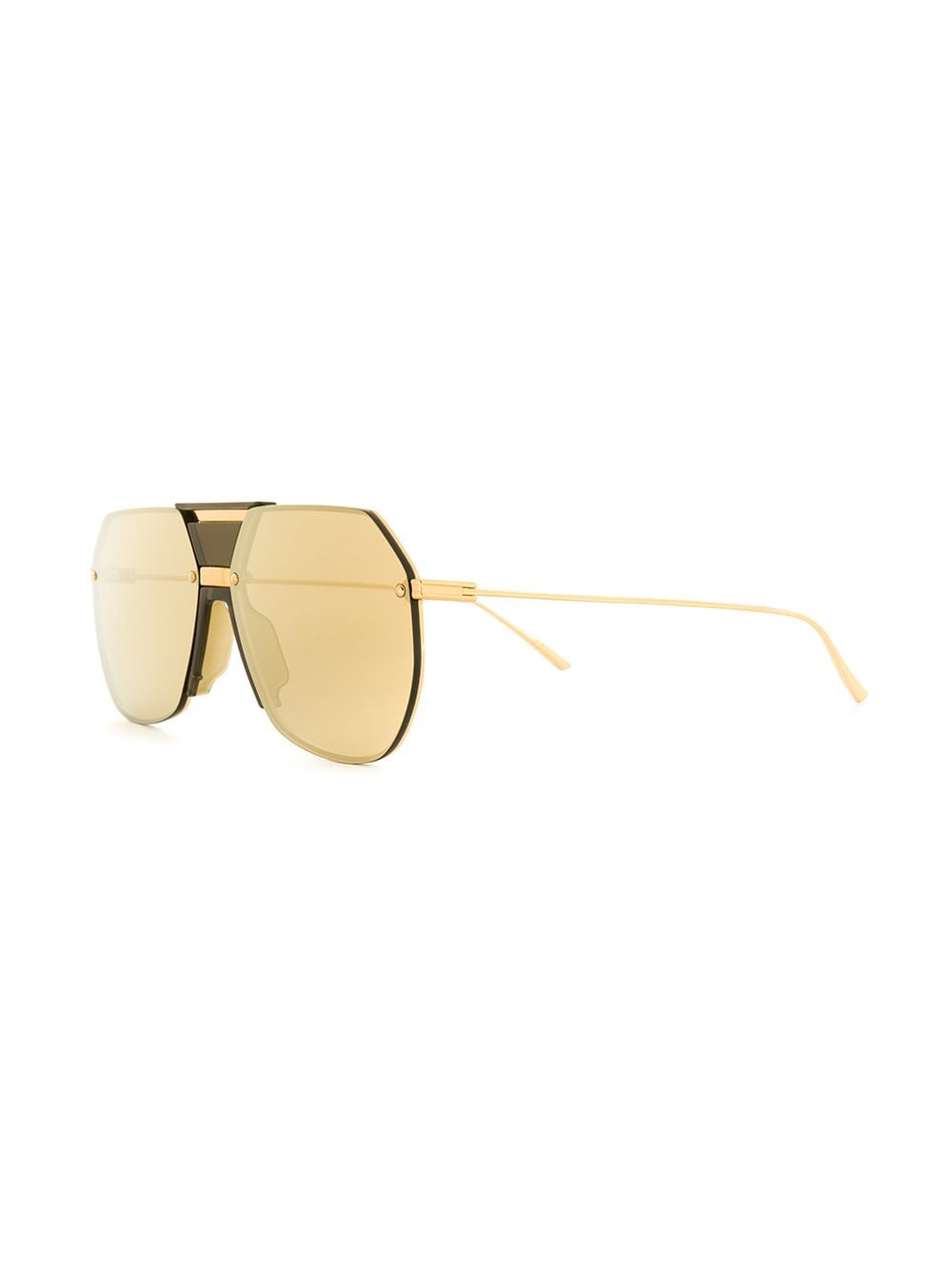 фото Bottega veneta eyewear aviator-frame sunglasses