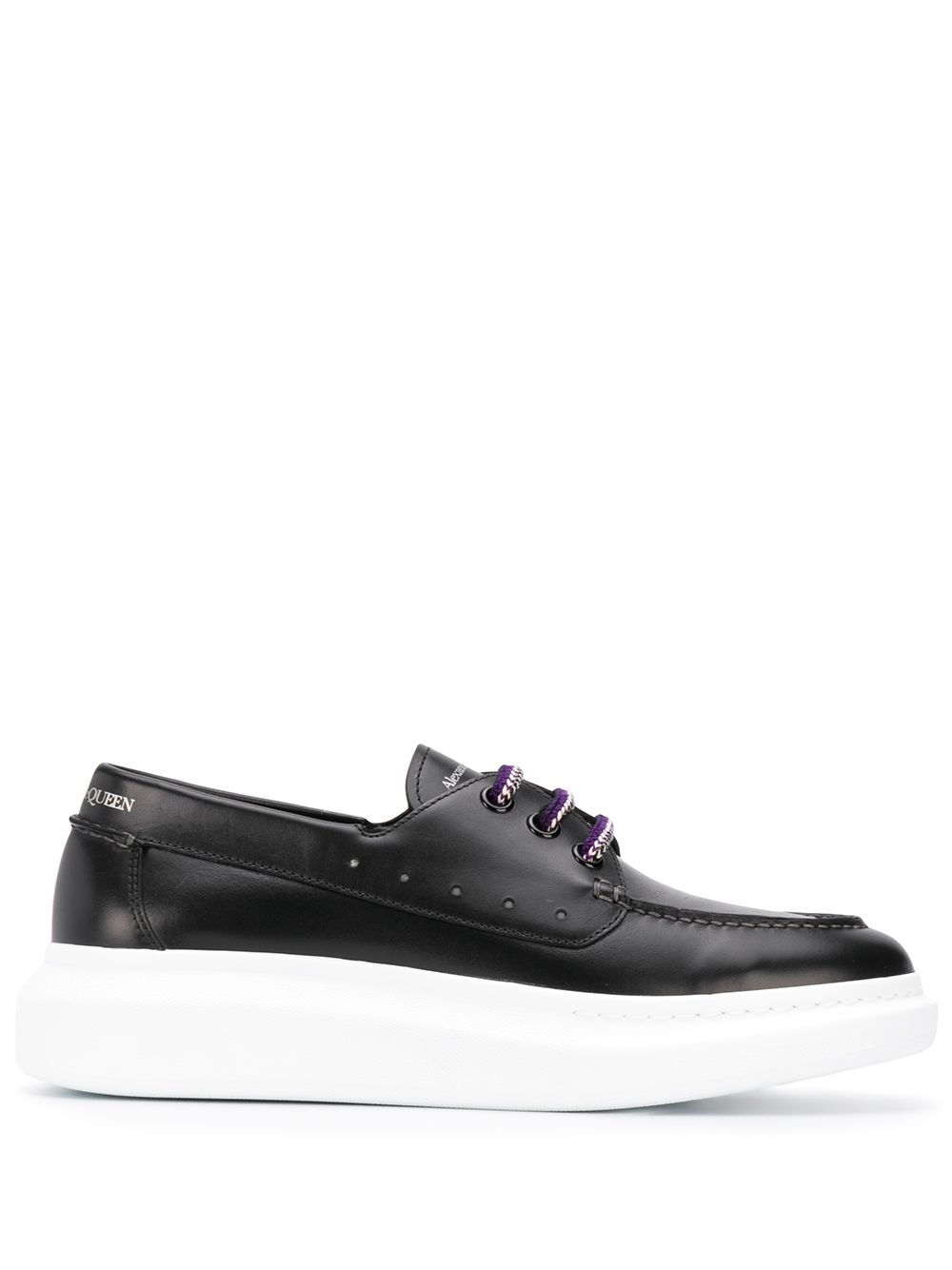 ALEXANDER MCQUEEN CHUNKY RUBBER SOLE LACE-UP SHOES