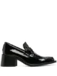 Image 1 of Martine Rose croc-effect block heel loafers