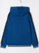 Image 2 of North Sails Kids logo print side stripe hoodie