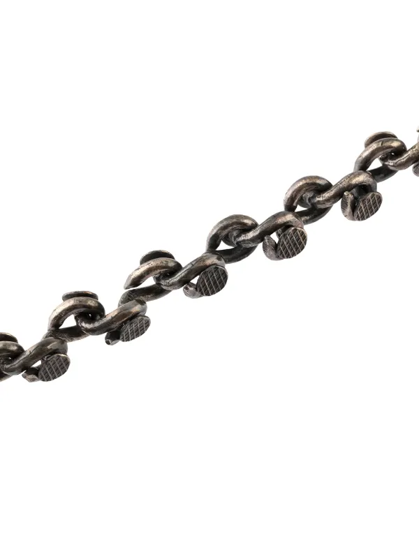 Black chain link deals bracelet