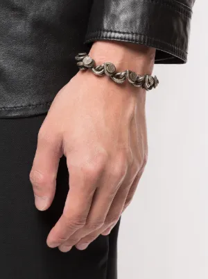 GUIDI ブレスレット グイディ GUIDI Crescent Moon Semirigid Bracelet （Silver