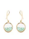 Aurelie Bidermann 18kt yellow gold emerald Chivor earrings