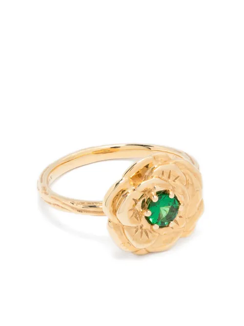 Kt yellow gold Bouquet ring - Aurelie Bidermann - Modalova