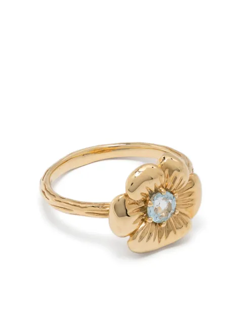 Aurelie Bidermann anillo Bouquet en oro amarillo de 18kt