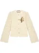 Image 1 of Gucci crochet-flower knitted cardigan