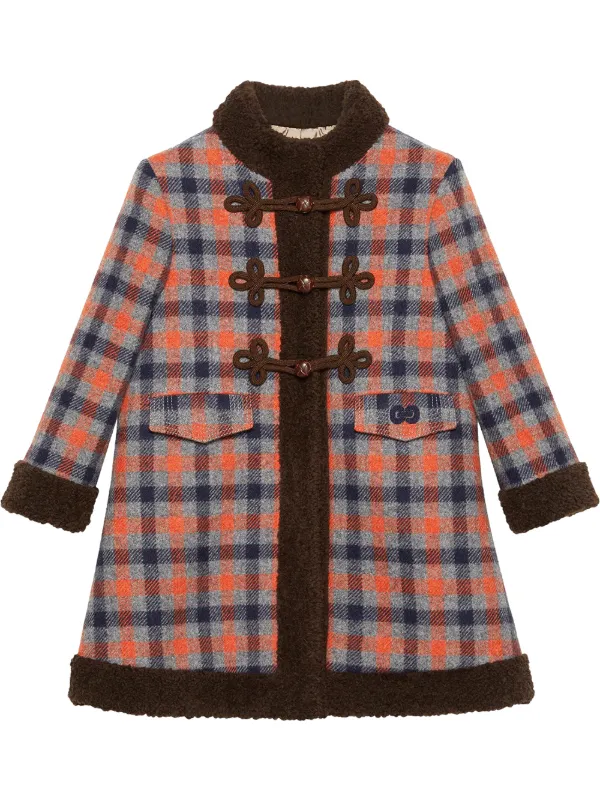 Gucci Cappotto A Quadri Farfetch
