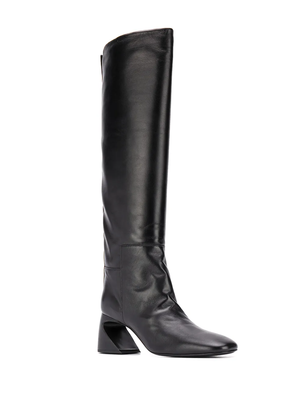 фото Jil sander ботфорты на скульптурном каблуке