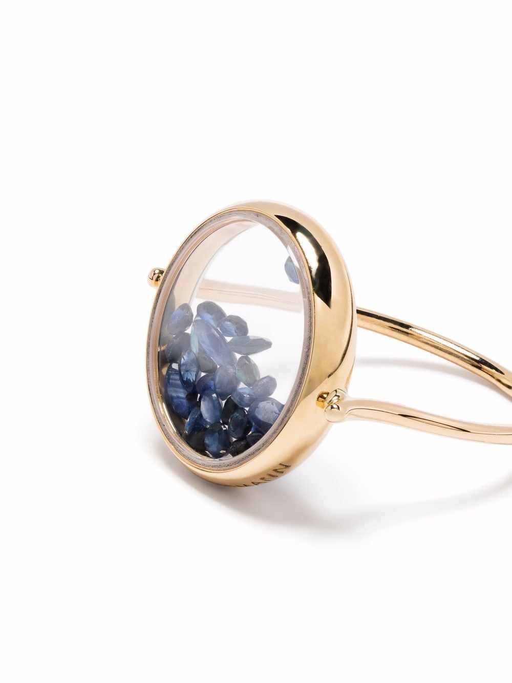 Shop Aurelie Bidermann 18kt Yellow Gold Chivor Sapphire Ring