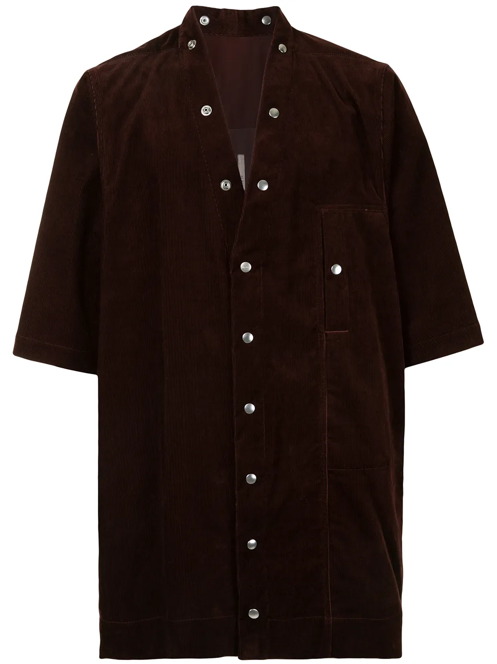 

Rick Owens short-sleeved button-up shirt - Red