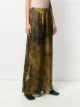 Uma Wang abstract-print wide-leg trousers