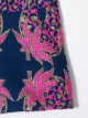 Charabia metallic strawberry print shorts