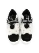 Nº21 Kids TEEN faux-fur low-top sneakers