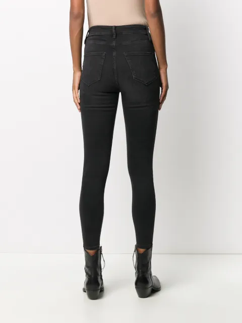 Shop black AllSaints Phoenix high-waist 