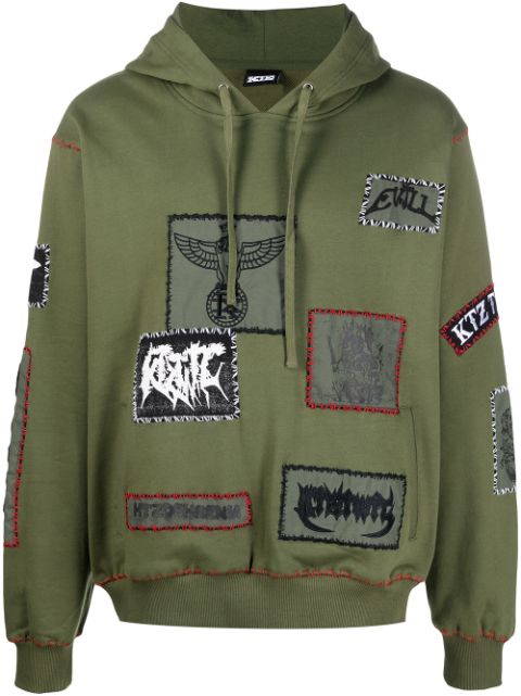 KTZ patch-detailed drawstring hoodie