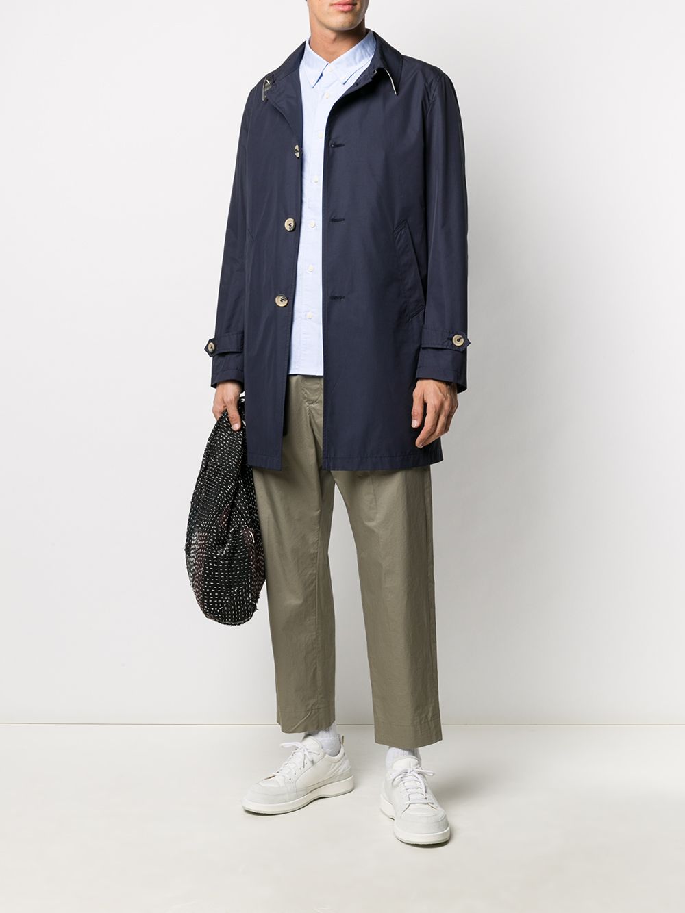 фото Visvim elbow-patch cotton shirt