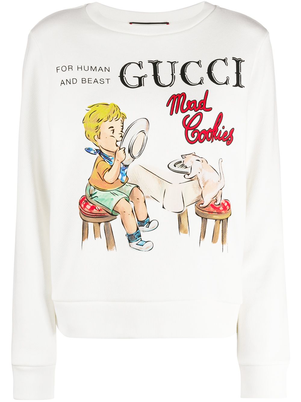фото Gucci mad cookies print sweatshirt