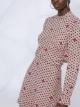 RedValentino lip-print dress
