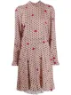 الصورة 1 من RedValentino lip-print dress