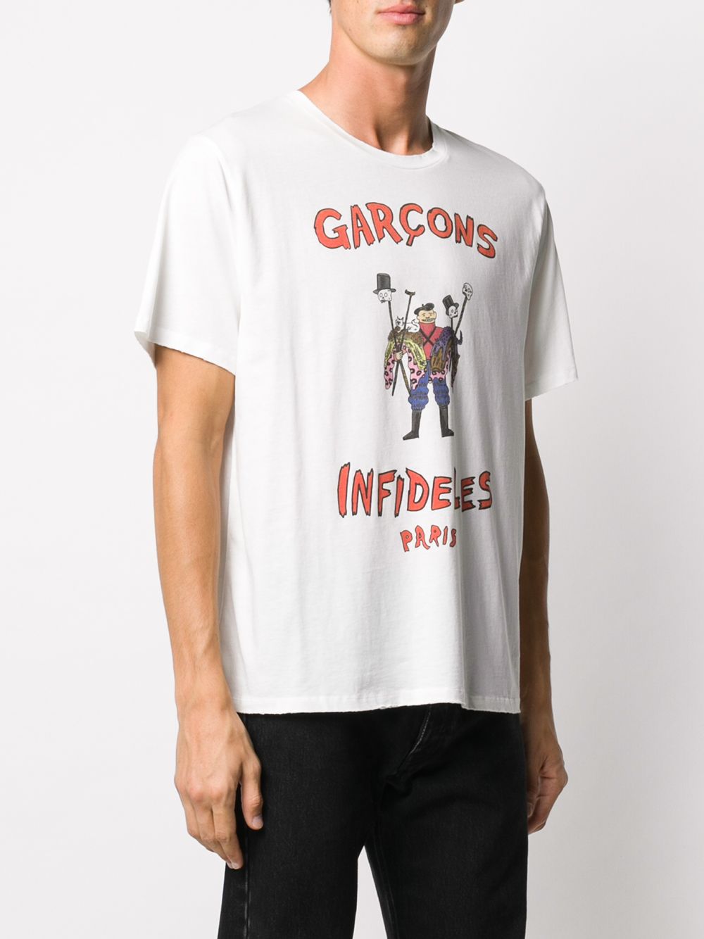 фото Garçons infidèles infideles print t-shirt