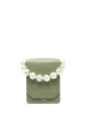 Image 1 of Cafuné snakeskin clutch bag with changeable handles
