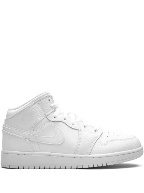 Jordan Kids Air Jordan 1 Mid "Triple White" sneakers