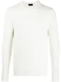 Zanone ribbed virgin-wool jumper - Neutrals